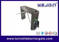 Control Time Attendance Tripod Turnstile Gate Full Automatic 490mm Arm Length