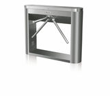 Stainless Steel Half Height Turnstile Gate Tripod Access Control Double Direction