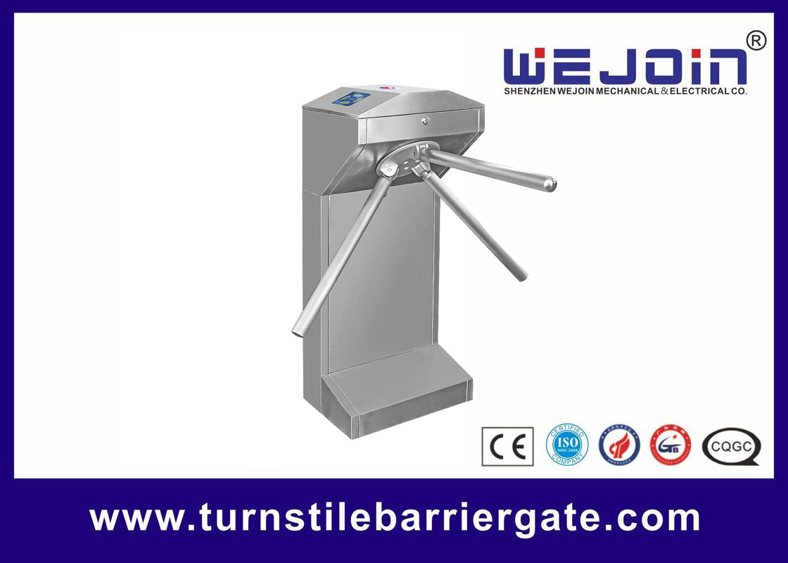 Exquisite Rotating RS232 Turnstile Barrier Gate Access Control Entrance 50W