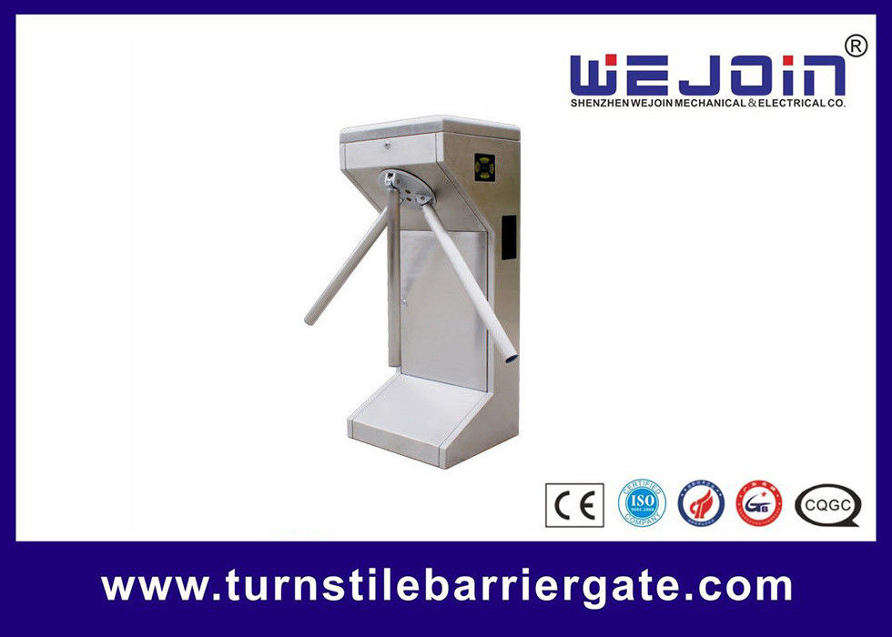 Automatic Tripod Turnstile Barrier Gate Stainless Steel DC Motor For Bus Station