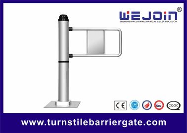 Electric Car Park Barriers Pedestrian Swing Barrier Gate With Traffic Light , AC 110V / 220V