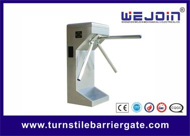 RFID العمودي الكامل التلقائي ترايبود الباب الدوار 304 الفولاذ المقاوم للصدأ الأمن حاجز التحكم في الوصول بوابة