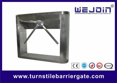 DC Motor Tripod Turnstile Gate No Exposed Screws / Fasteners Double Direction 50 / 60HZ